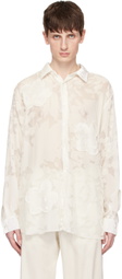 FORMA Off-White Flocked Shirt