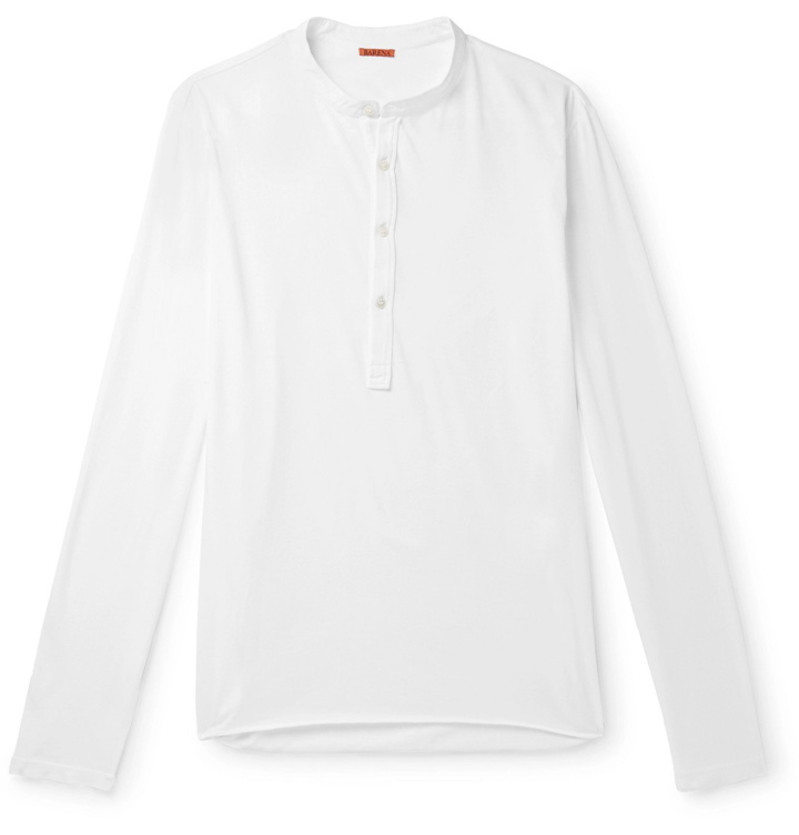 Photo: Barena - Cotton-Jersey Henley T-Shirt - White