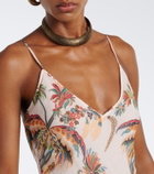 Etro Floral ruffled gown