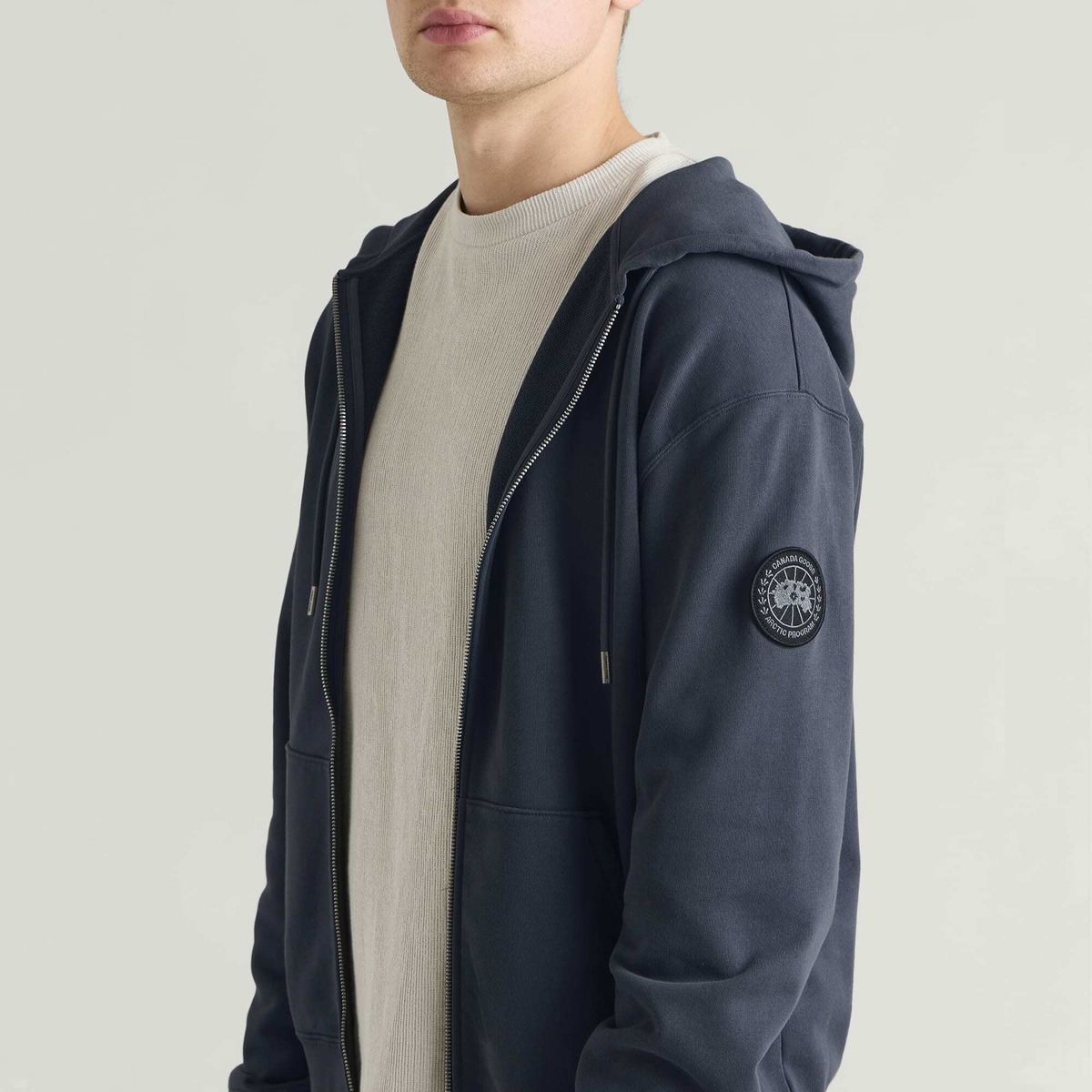 Canada Goose Men's Loon Full Zip Black Disc in Dusk Blue