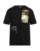 Dries Van Noten Mens T-shirt in Black