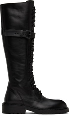 Ann Demeulemeester Black High Danny Boots