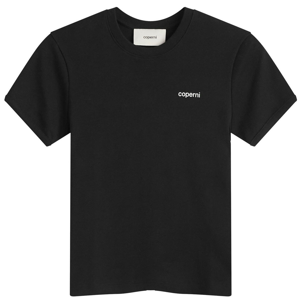 Coperni Women's Baby T-Shirt in Black-White Print
