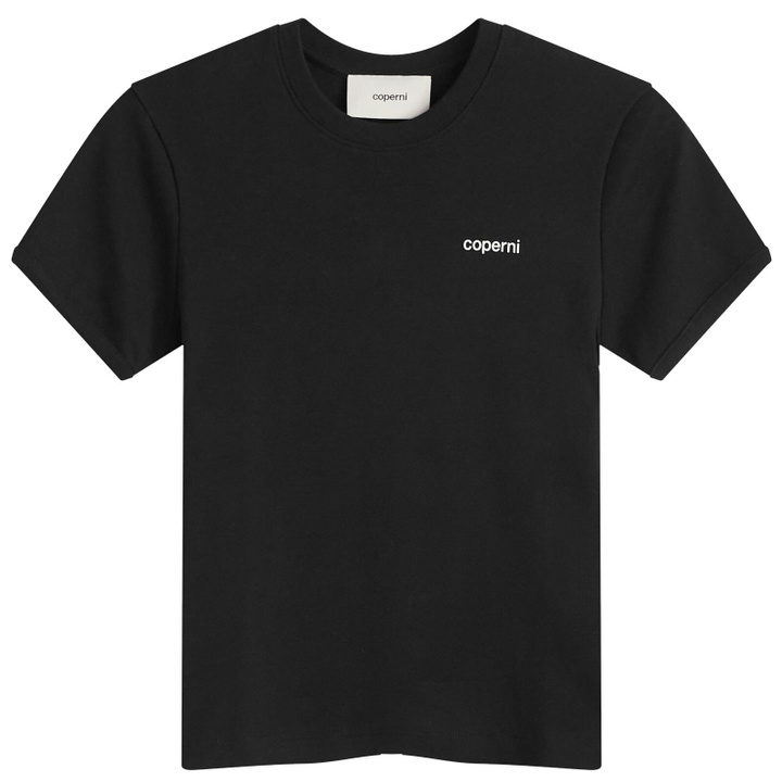 Photo: Coperni Women's Baby T-Shirt in Black-White Print
