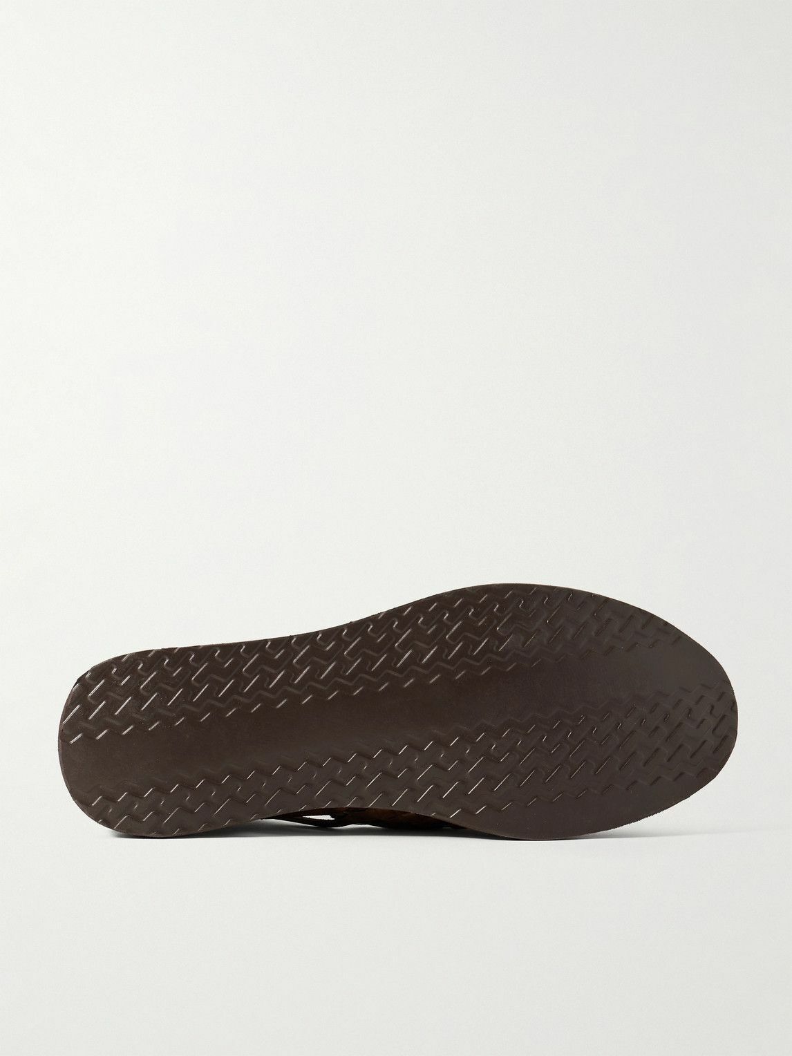 Yuketen - Chamula Cancun Woven Leather Loafers - Brown
