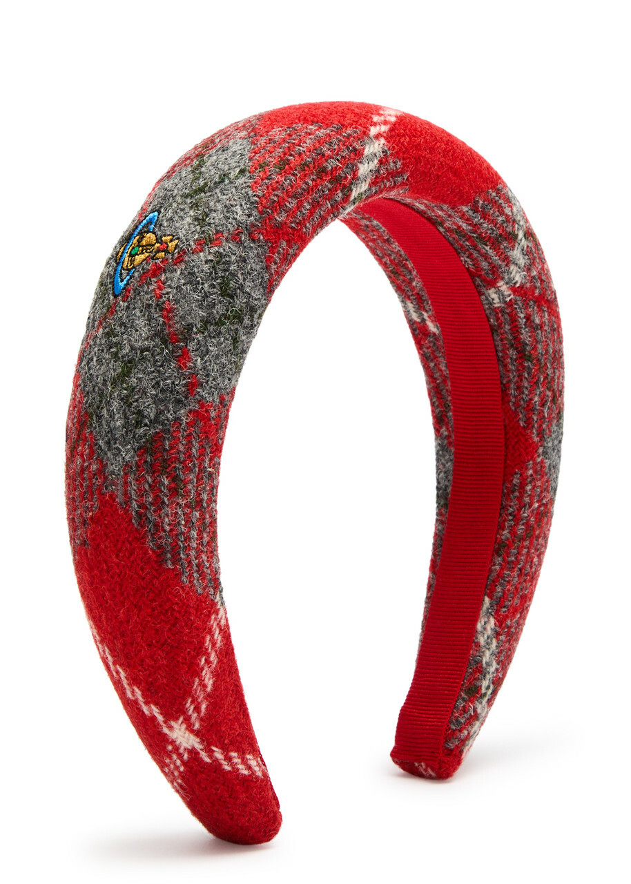 Vivienne Westwood Tartan Plaid Headband Vivienne Westwood Accessories Wool Tartan Headband | Cruise  main image 2