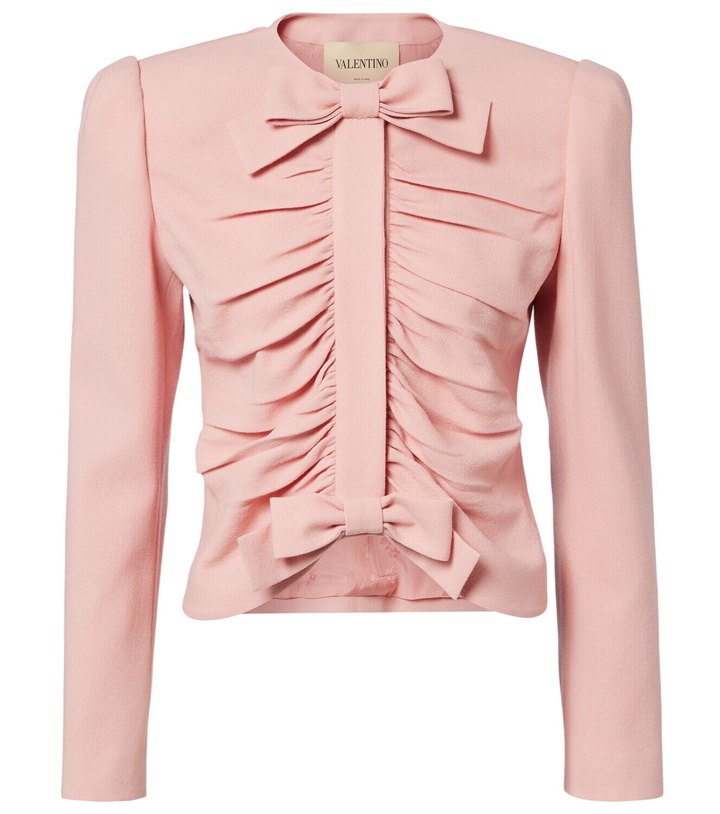 Photo: Valentino Virgin wool crêpe jacket