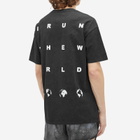 Over Over Men's Run the World Easy T-Shirt in Black