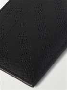 BALENCIAGA - Logo-Perforated Leather Cardholder