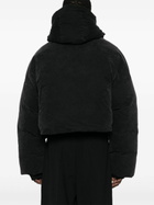 ENTIRE STUDIOS Black Cropped Puffer Jacket