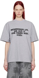 032c Gray Consensus T-Shirt
