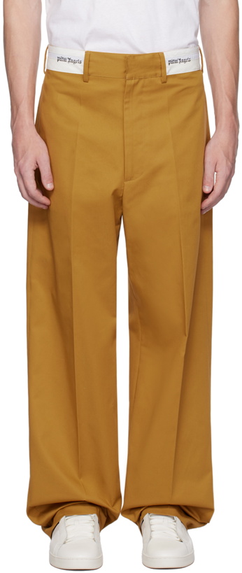 Photo: Palm Angels Beige Sartorial Trousers