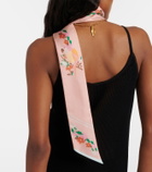 Chloé Printed silk scarf