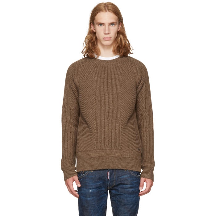 Photo: Dsquared2 Brown Amish Sweater