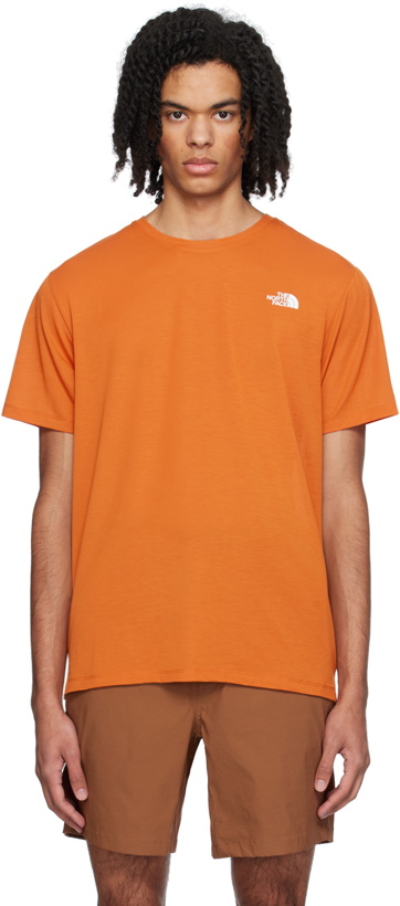 Photo: The North Face Orange Wander T-Shirt