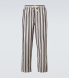 Orlebar Brown Sonoran striped cotton straight pants