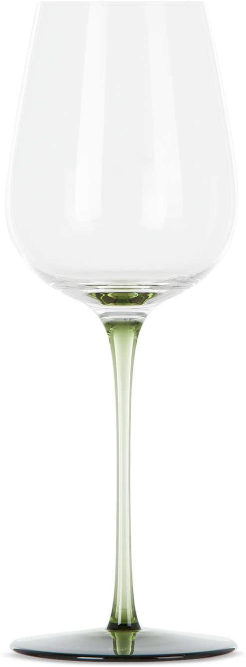 SGHR Sugahara Green RISICARE Wine Glass, 12.8 oz / 378 ml