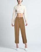 Alessia Santi Womens Pants Khaki