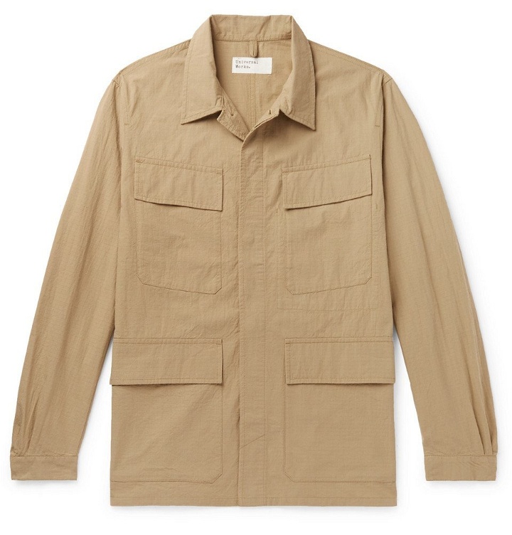 Photo: Universal Works - Cotton-Ripstop Shirt Jacket - Sand