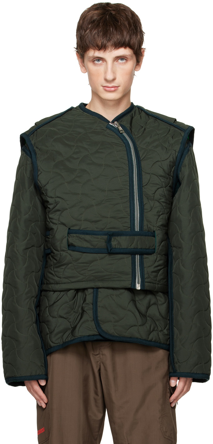 Robyn Lynch Khaki Vest & Jacket Set