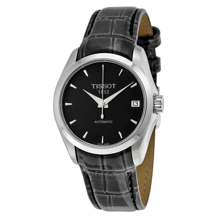 Photo: Tissot Couturier Automatic Black Dial Ladies Watch T0352071605100