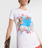 Dolce&Gabbana Capri printed cotton jersey T-shirt