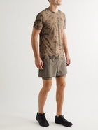 REIGNING CHAMP - Ryan Willms Layered Ripstop and Stretch-Jersey Shorts - Brown