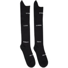 Doublet Black LandR High Socks