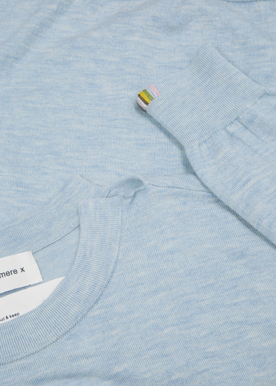 Extreme Cashmere N°233 Class Cashmere-blend Jumper - Blue - One Size