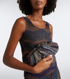 Missoni Sequined knitted clutch