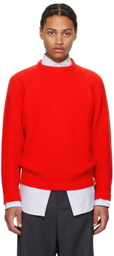 Bally Red Merino Wool Sweater