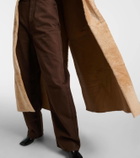 Blancha Shearling wrap coat