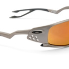 Oakley Plantaris SQ Sunglasses in Titanium/Prizm Ruby 