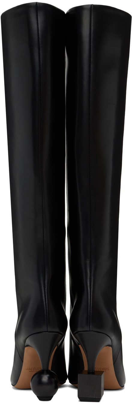 JACQUEMUS Black La Casa 'Les bottes Bisou' Tall Boots