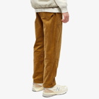 Gramicci Men's Corduroy Loose Tapered Ridge Pant in Mocha Beige