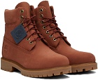 Timberland Red Heritage 6-Inch Lace-Up Boots