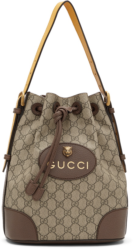 Photo: Gucci Beige Neo Vintage GG Backpack