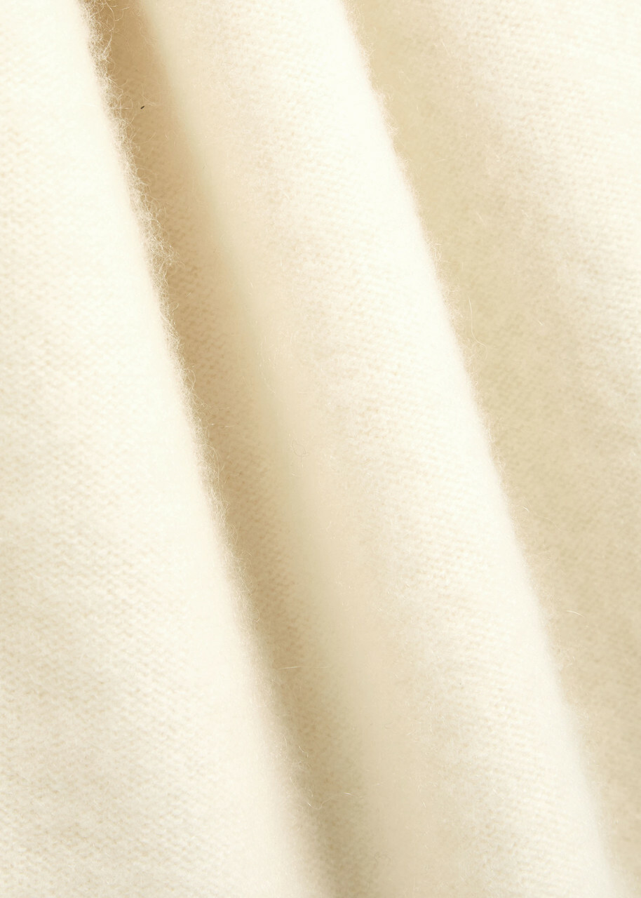 Vince Boiled Cashmere Jumper Off White