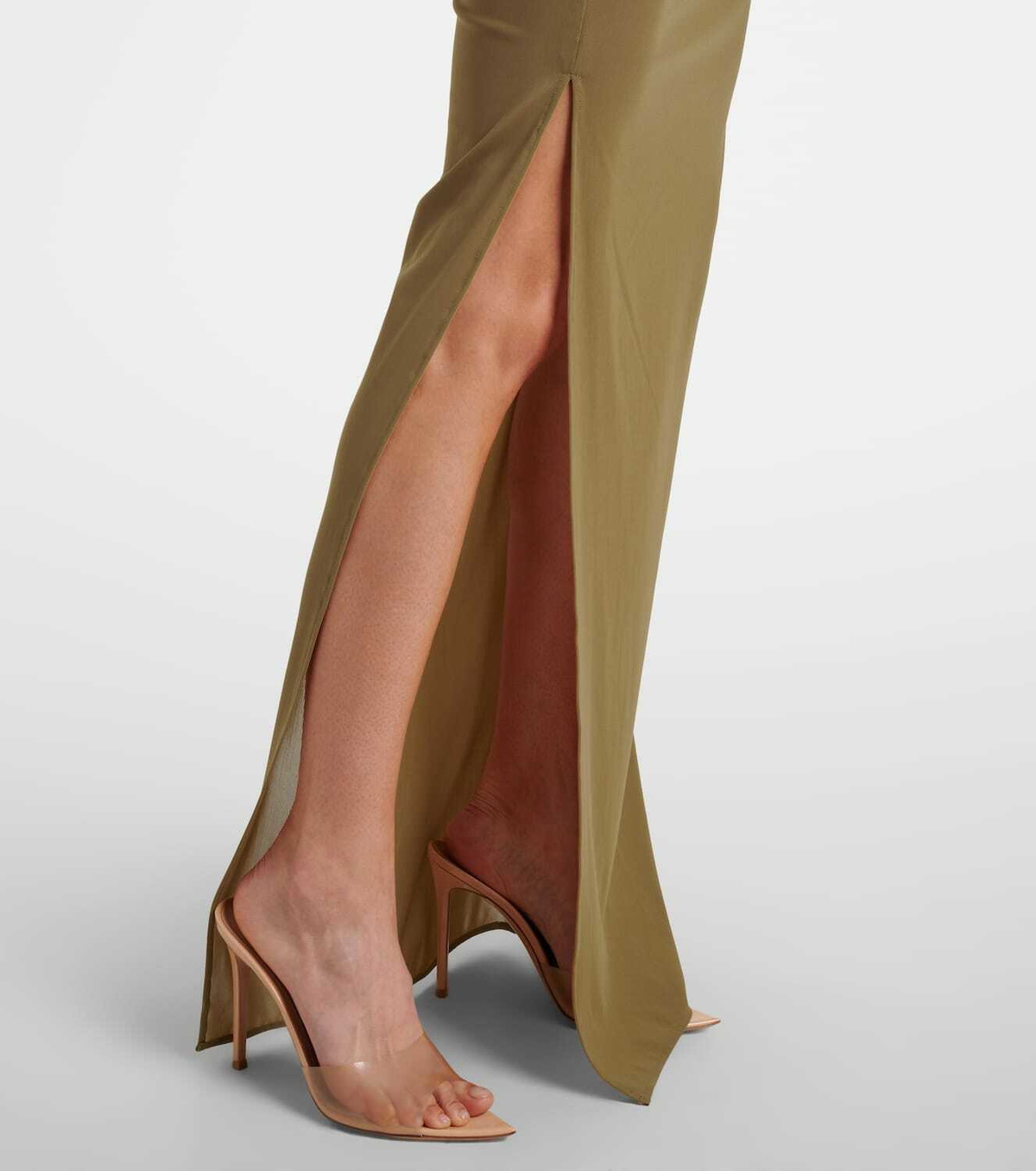 Alex Perry Sheer strapless corset dress