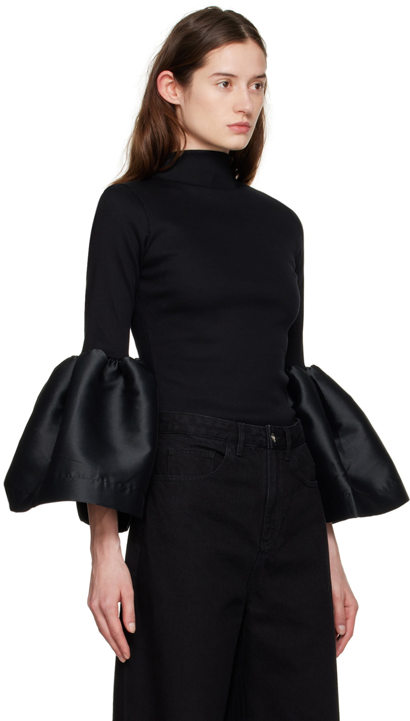 Marques'Almeida Oversized Thick Chain Bag in Black
