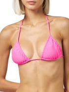 MC2 Saint Barth Woman Fluo Pink Classic Triangle Top Swimsuit Nilly