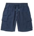 Vilebrequin - Baie Linen Cargo Shorts - Blue