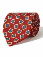 J. Mueser - 8cm Printed Silk Tie
