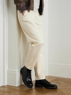 Mr P. - Jacques Glossed-Leather Hiking Boots - Black