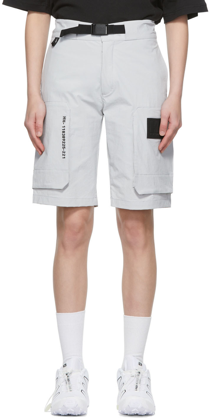 HH-118389225 Gray Nylon Shorts