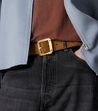 Acne Studios Reversible leather and suede belt