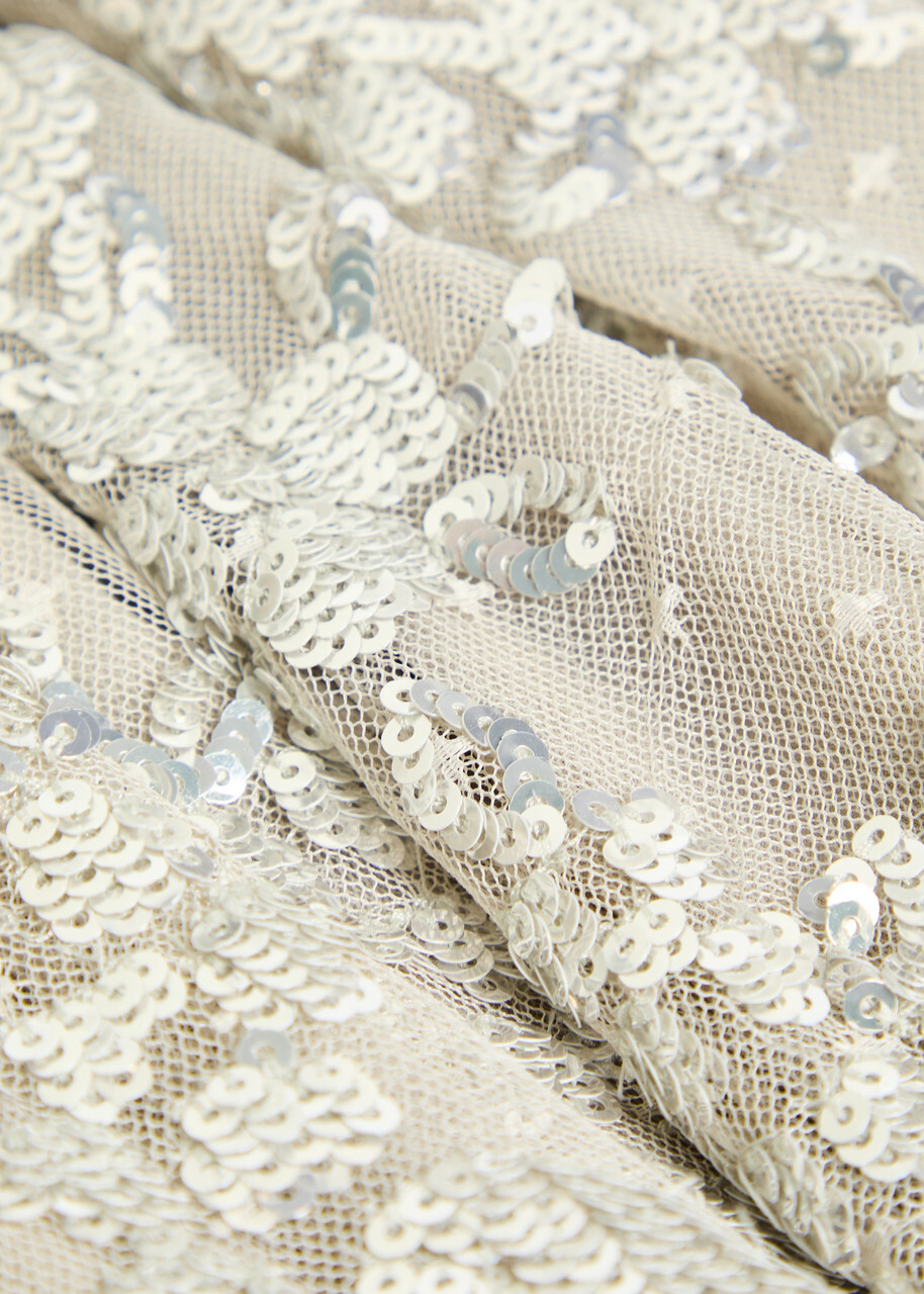 Needle & Thread Freya Sequin-embellished Tulle Gown Light Green
