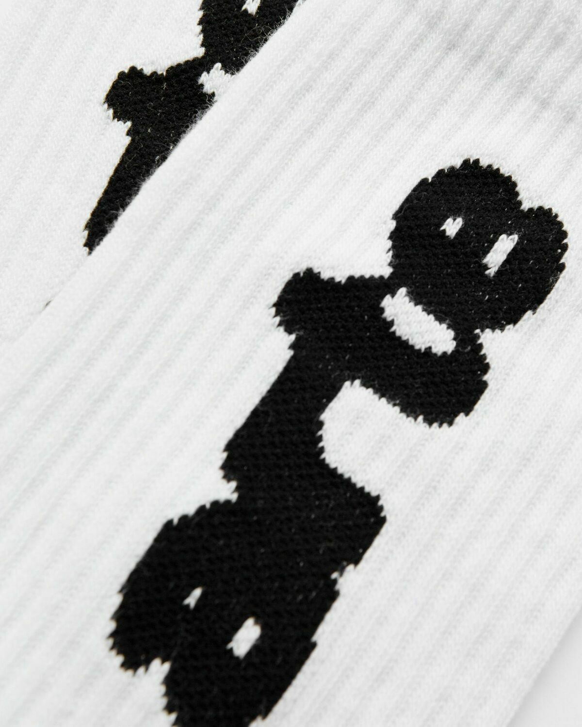 Arte Antwerp Blur Arte Vertical Socks White Socks