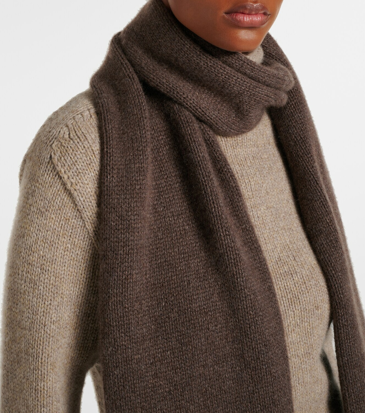 The Row Neki cashmere scarf