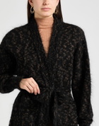 Majestic Filatures Womens Cardigan in Black